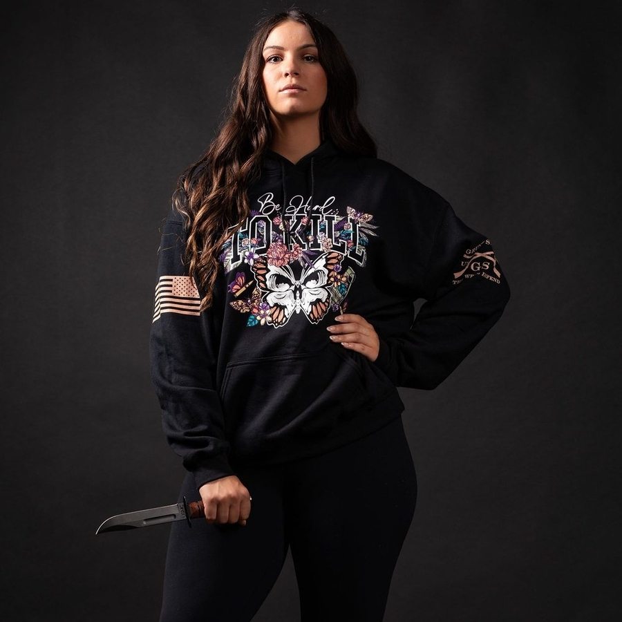 Women's Hard To Kill Hoodie - Black | Durable & Stylish Pullover for Outdoor Activities, Workouts & Casual Wear