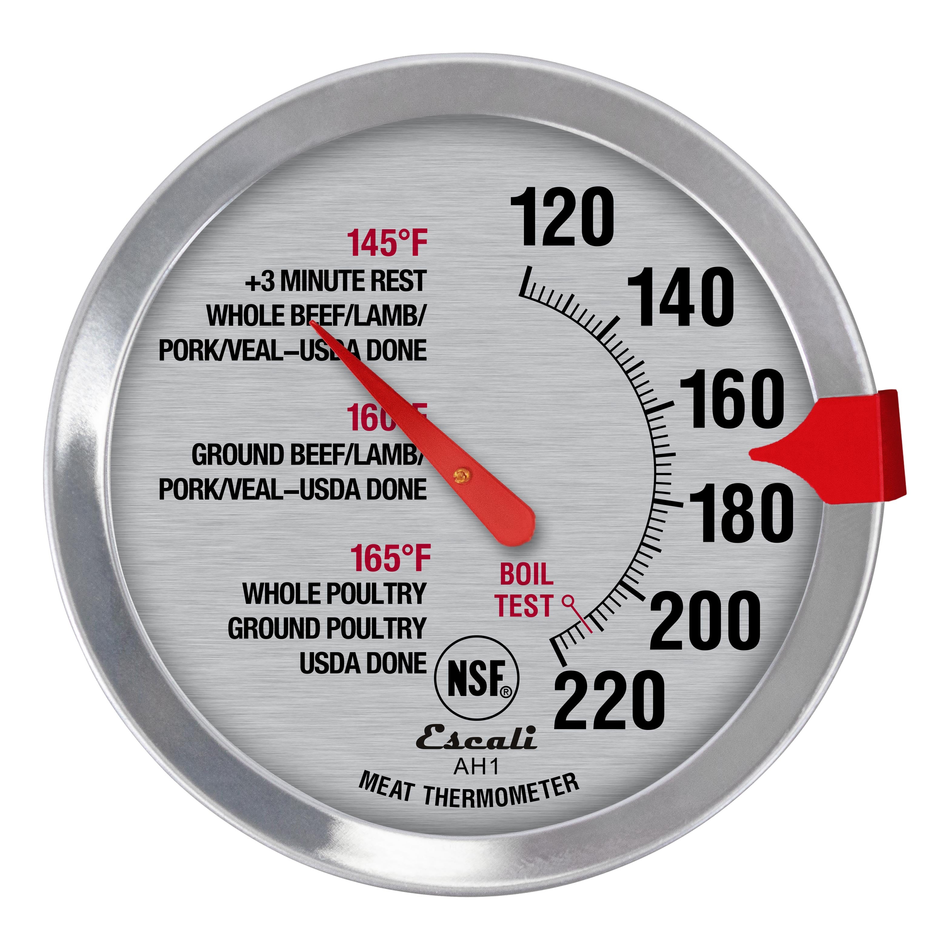 Best Oven Safe Meat Thermometer for Cooking - Digital Food Temperature Probe with Instant Read for Grilling, Roasting, Baking & BBQ