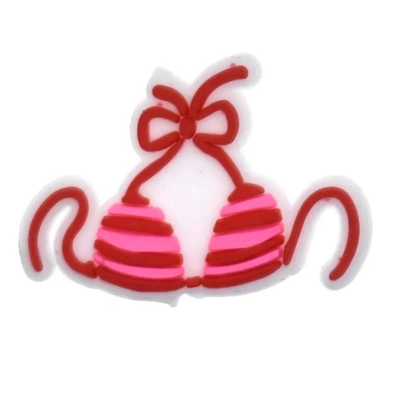 Pink Suitcase Shoe Charms for Crocs - Cute Clog Pins & Badges for Women, Men, Girls & Kids - Shoe Decorations & Accessories for Jeans, Sandals & Buckle Shoes - Perfect for Travel, Gifts & Fashion Styling