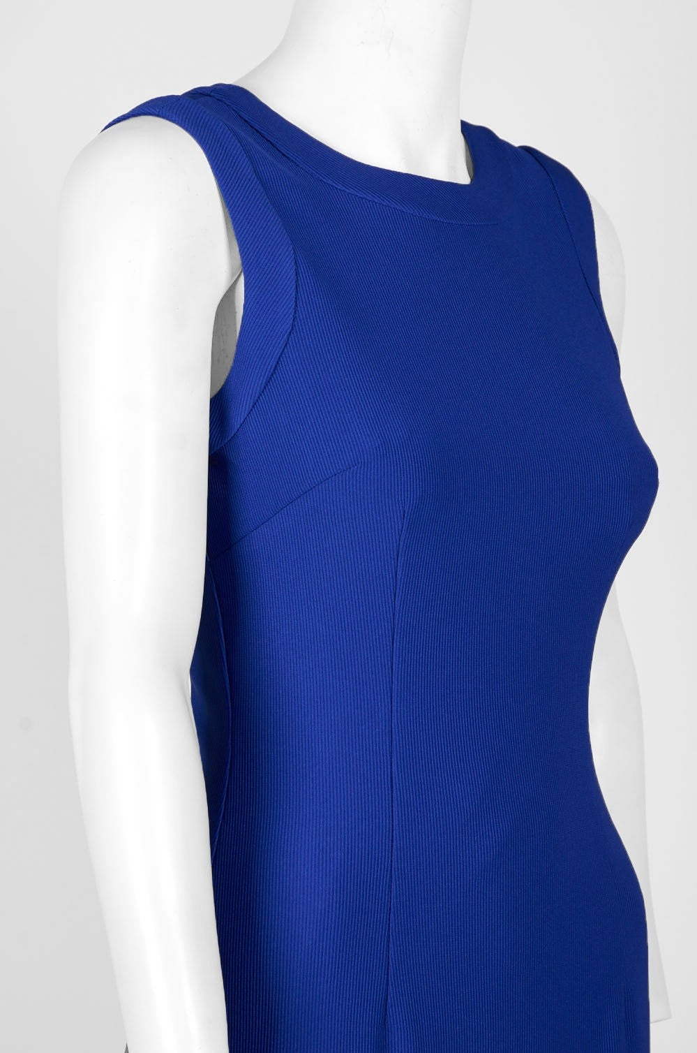 Adrianna Papell Daphne Ribbed Godet Dress in Gulf Blue - Elegant Evening Gown for Weddings, Parties & Special Occasions