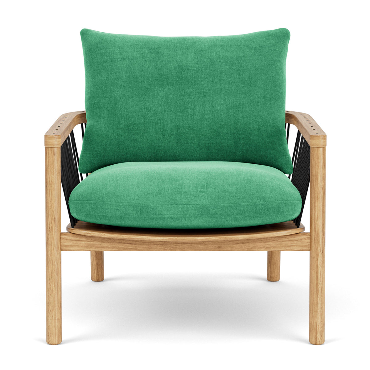 Enzo Fabric Armchair - Modern Upholstered Accent Chair for Living Room, Bedroom & Office - Comfortable Lounge Chair with Sturdy Wooden Legs - Perfect for Relaxing, Reading & Decorating