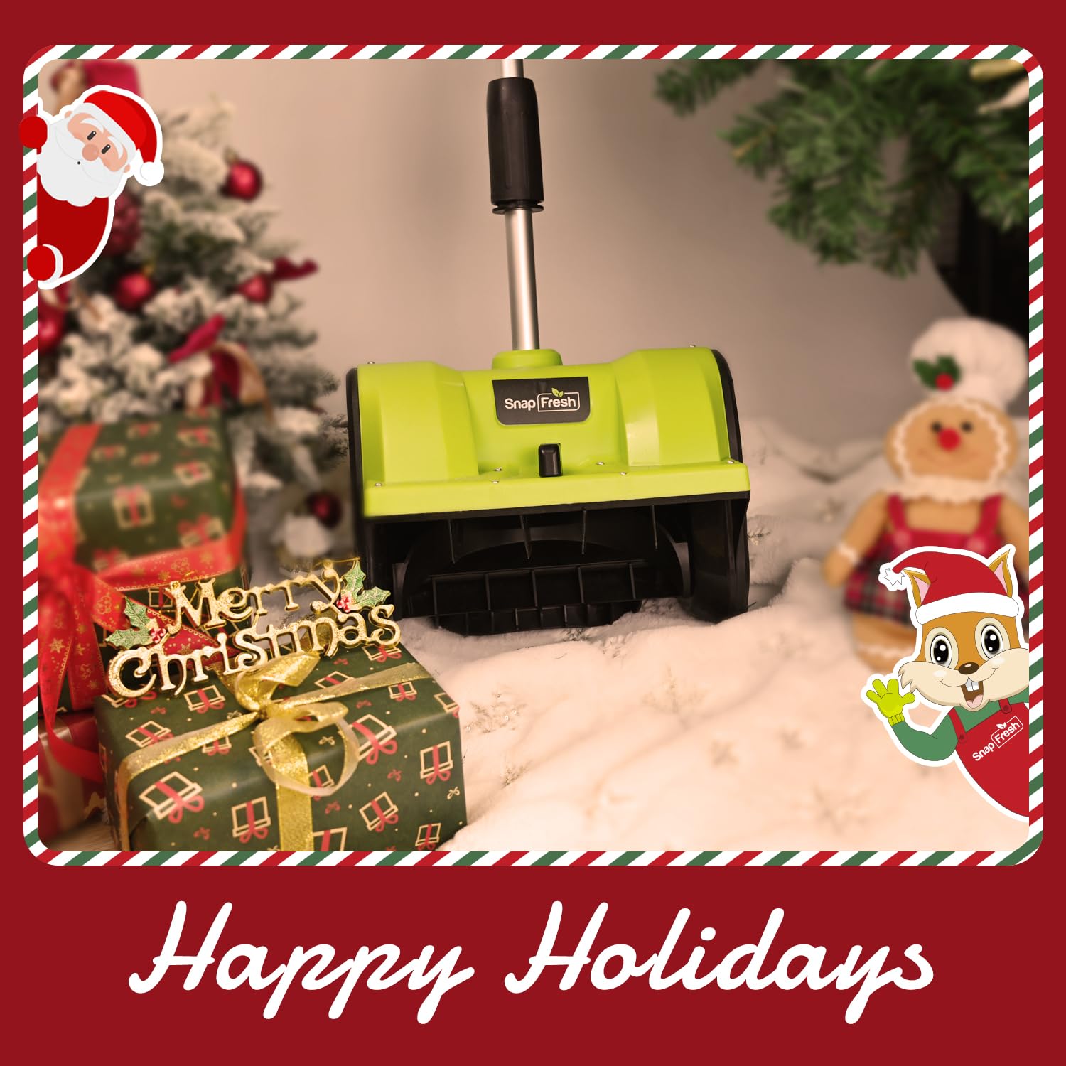 SnapFresh 20V Cordless Electric Snow Shovel with 12