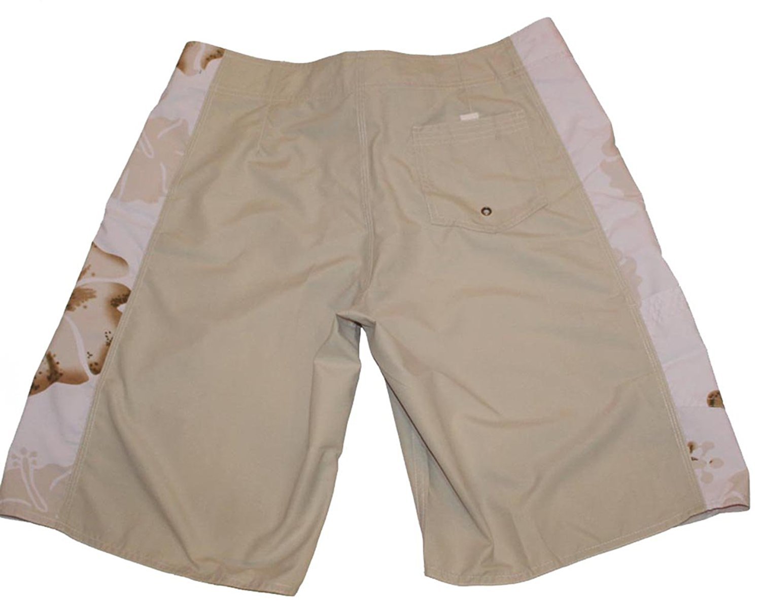 Men's Quick-Dry Swim Trunks with Pockets - Island Khaki 32