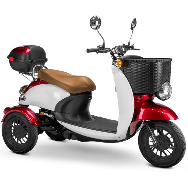 Premium Supreme 3-Wheel Mobility Scooter for Adults - Lightweight Electric Scooter with Long Battery Life - Ideal for Shopping, Travel & Outdoor Activities