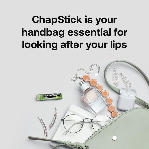 ChapStick Bulk Lip Balm - Green Apple Flavor, 144 Tubes (0.15 oz Each) | Moisturizing Lip Care for Dry & Chapped Lips | Perfect for Schools, Offices, Retail Stores & Promotional Giveaways
