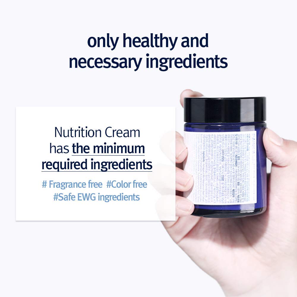 PYUNKANG YUL Nutrition Cream - Korean Moisturizing Face Cream for Dry & Combination Skin - Shea Butter & Macadamia Deep Hydration - 3.4 Fl Oz | Daily Skincare Routine, Night Cream for Healthy Glow