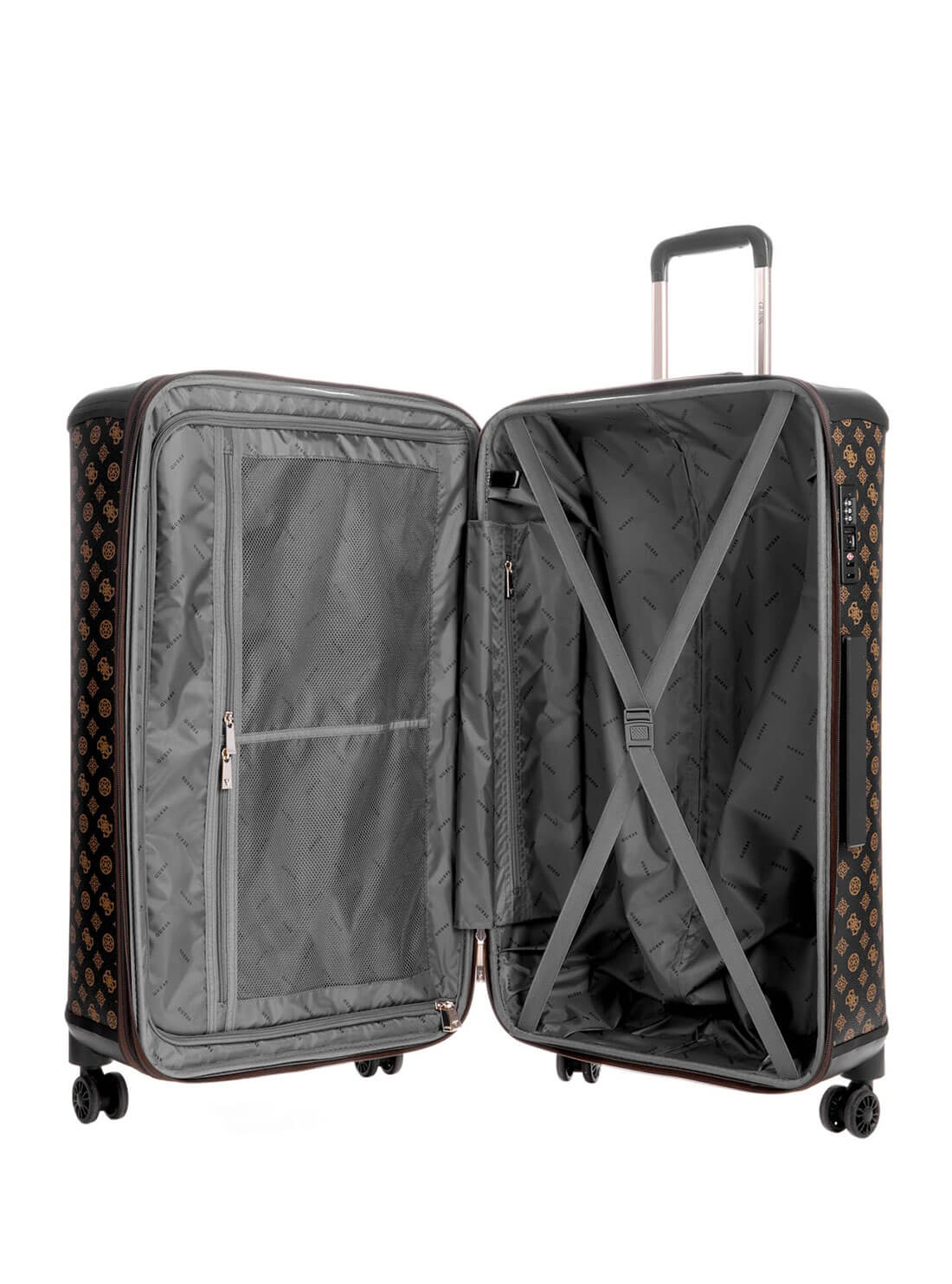 Wilder 71cm Brown Logo Suitcase - Perfect for Travel, Business Trips & Weekend Getaways