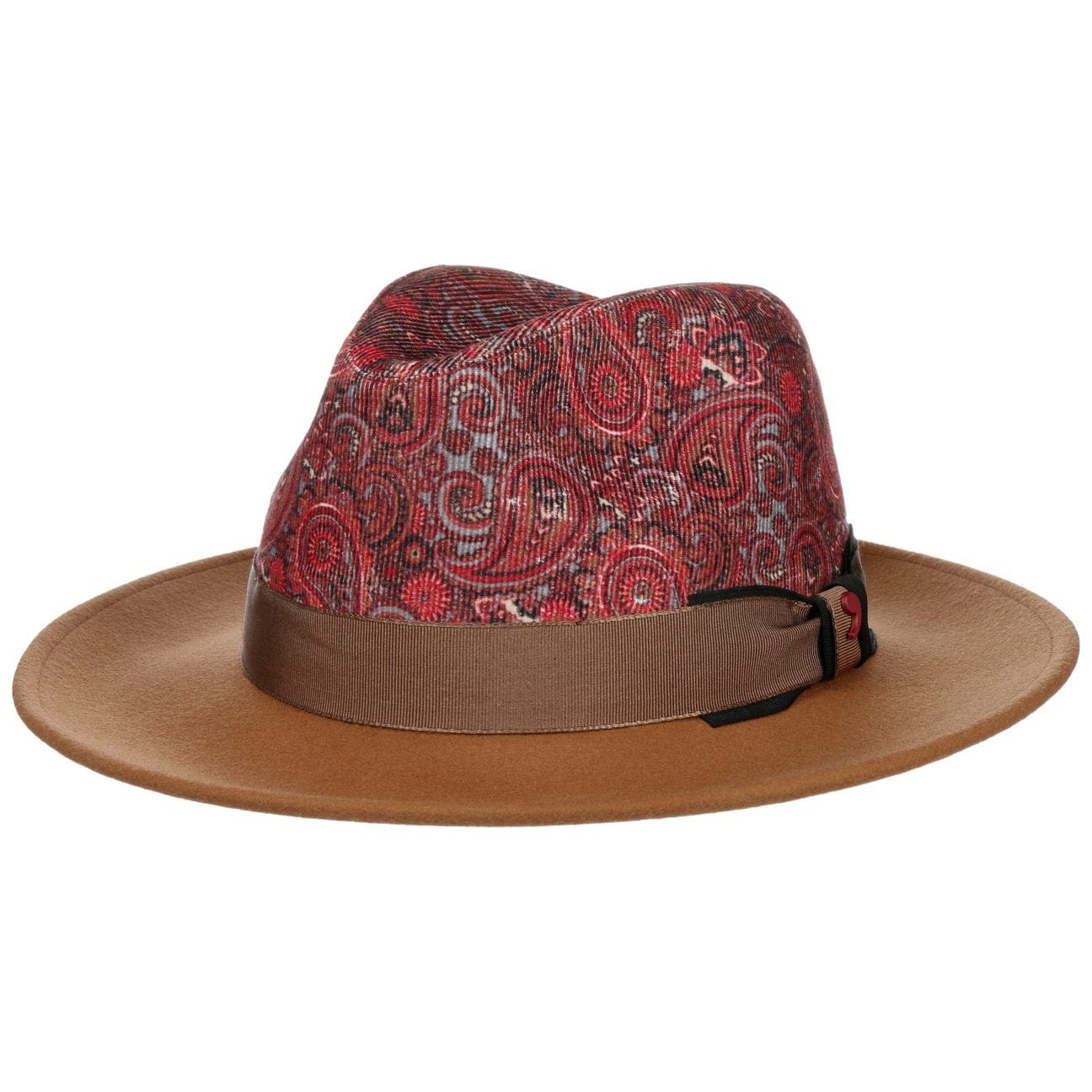 Alfonso D'Este Paisley Crown Wool Hat for Men & Women - Winter Fashion Beanie for Outdoor Activities, Travel & Cold Weather