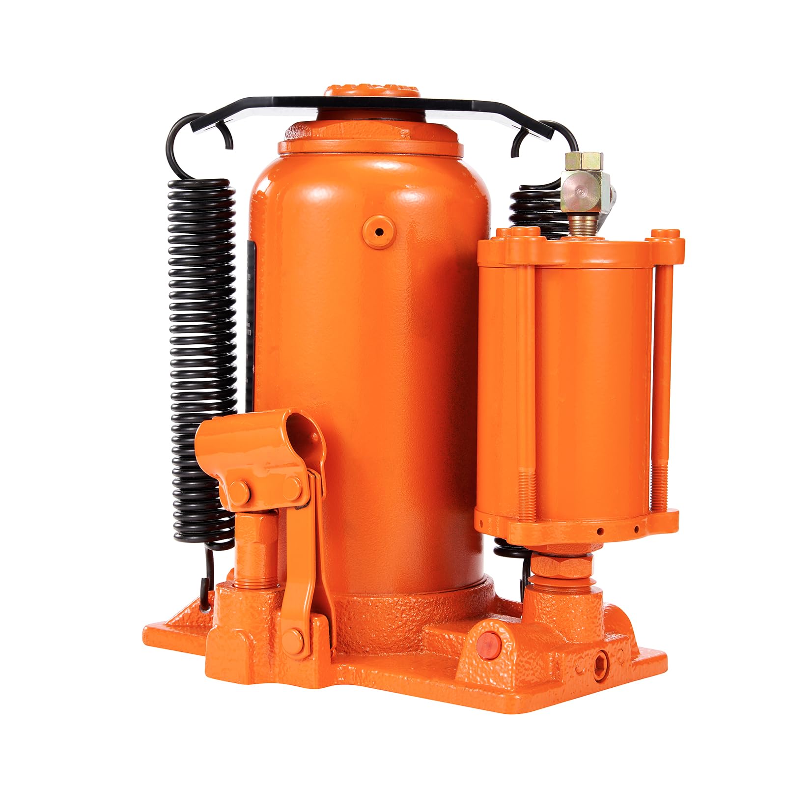 VEVOR 20 Ton Air Hydraulic Bottle Jack - 44,029 LBS Capacity, 10.4-19.7 Inch Lift Range, Heavy Duty Welded Construction with Manual Handle & Air Pump - Perfect for Car, Truck, RV Repair & Industrial Engineering (Workshop, Garage, Construction Site)