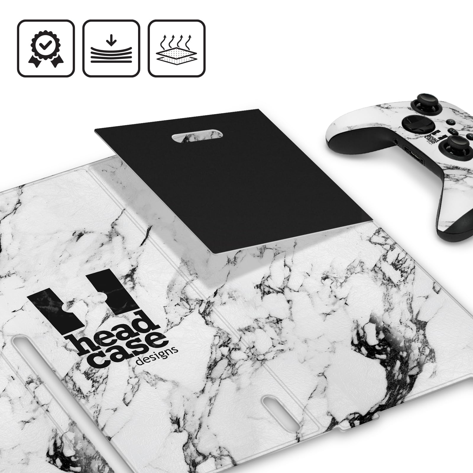 Official EA Bioware Dragon Age Inquisition Art Key 2014 Console Gaming Wrap & Leather Controller Skin - Compatible with Xbox Series X - Perfect for Gaming Enthusiasts & Collectors