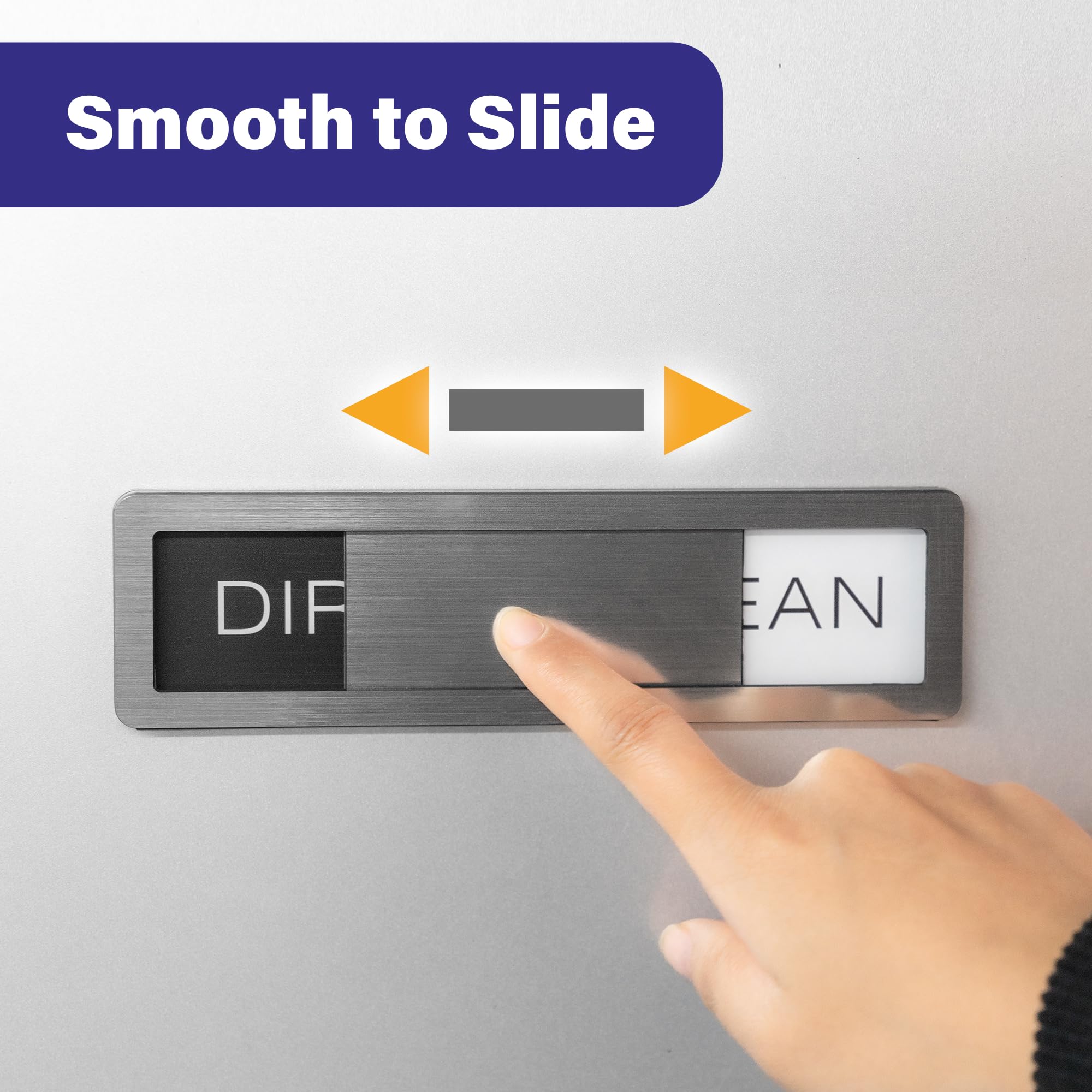 Stainless Steel Dishwasher Clean Dirty Indicator Magnet Sign - Easy to Use Kitchen Gadget for Dishwasher Status - Perfect for Home, Office, and Restaurant Use