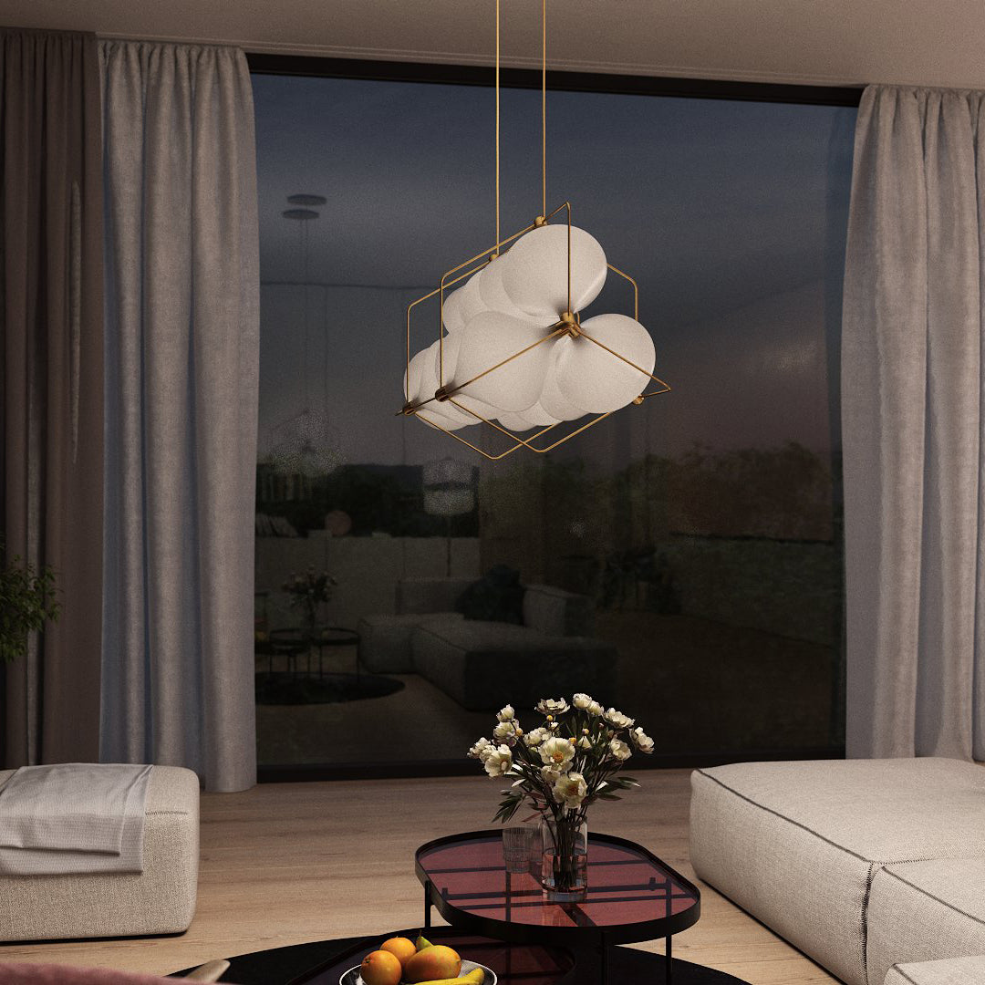 Stylish Clover Pendant Lamp - Modern 4-Leaf Clover Design Ceiling Light Fixture for Kitchen Island, Dining Room & Bedroom Decor