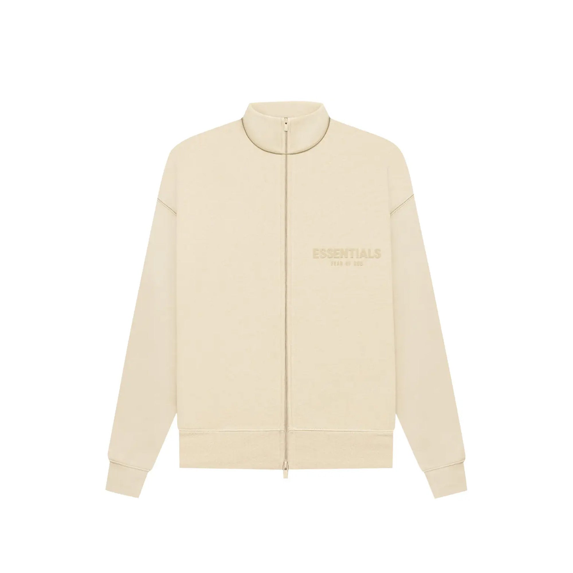 Fear of God Essentials Full Zip Hoodie Jacket 'Egg Shell' - 2022 Collection | Men's Casual Streetwear for Everyday Wear & Layering