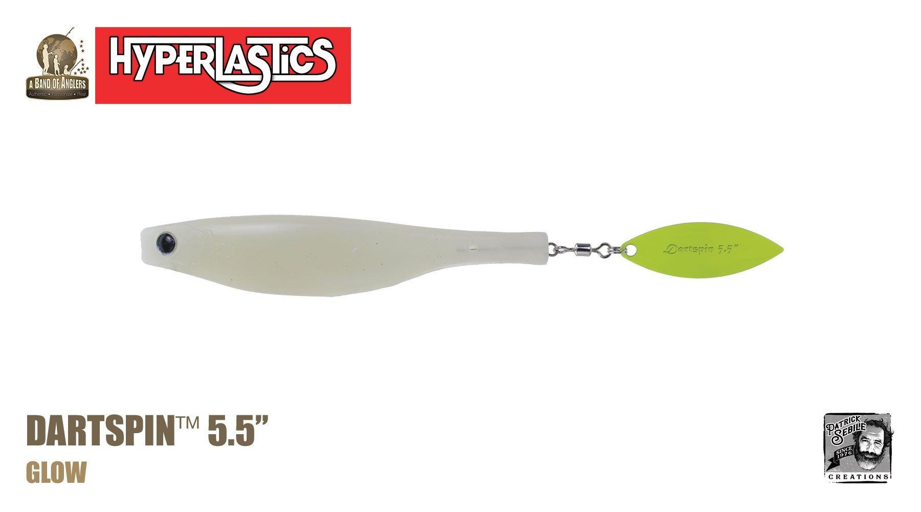 Hyperlastics Dartspin Lures - Premium Fishing Lures for Bass, Trout & Walleye | High Performance Spinnerbaits for Freshwater & Saltwater Fishing | Perfect for Casting, Trolling & Jigging