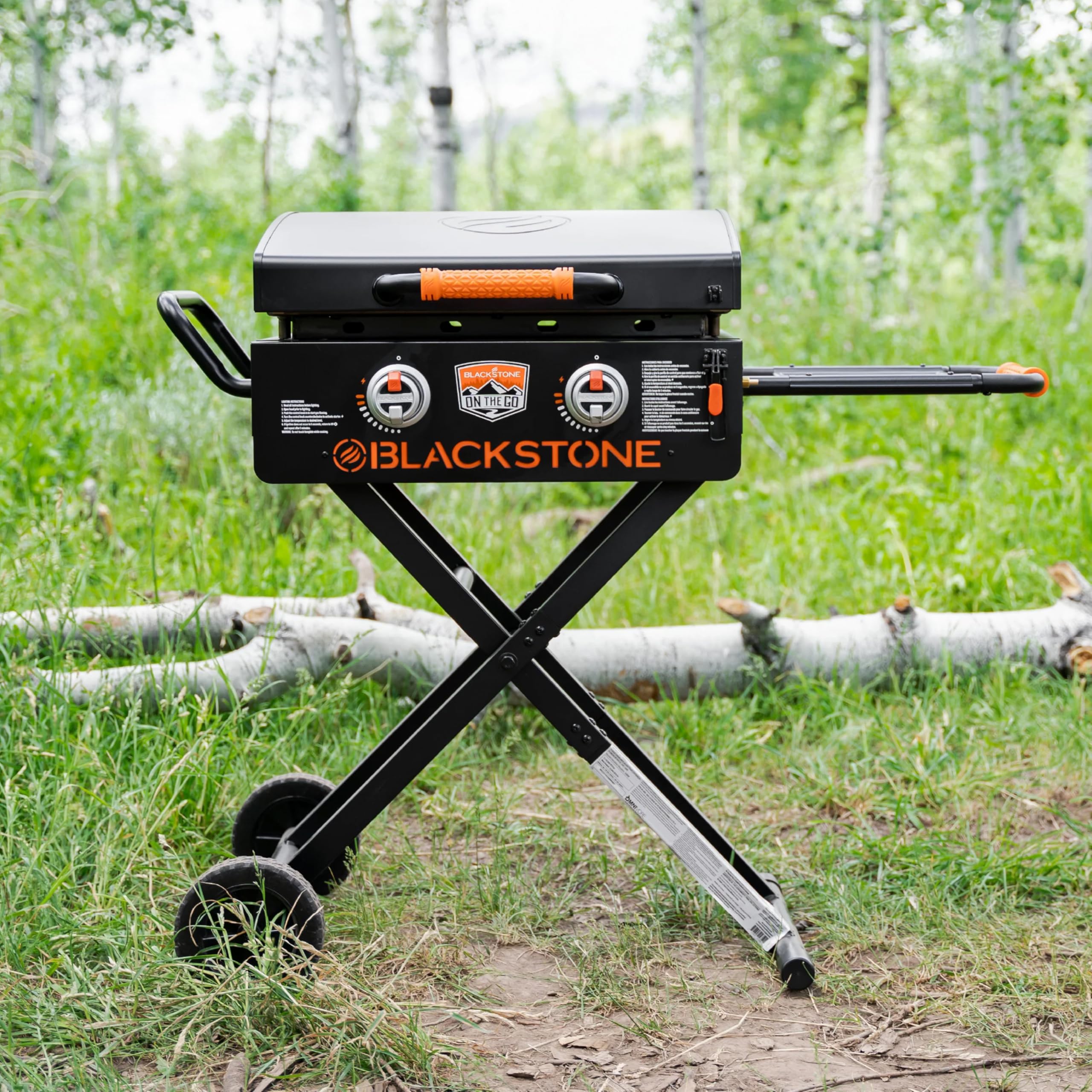 Blackstone 22 Inch Portable Gas Griddle with Flexfold Legs - Outdoor Camping & Tailgating Grill with Accessories, Seasoning Kit & Griddle Gloves for Backyard BBQ, Picnics & RV Cooking