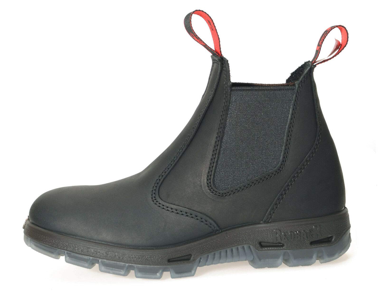 RedBack Men's Slip On Chelsea Boots - Comfortable Leather Work Boots for Men - Perfect for Construction, Gardening & Outdoor Activities