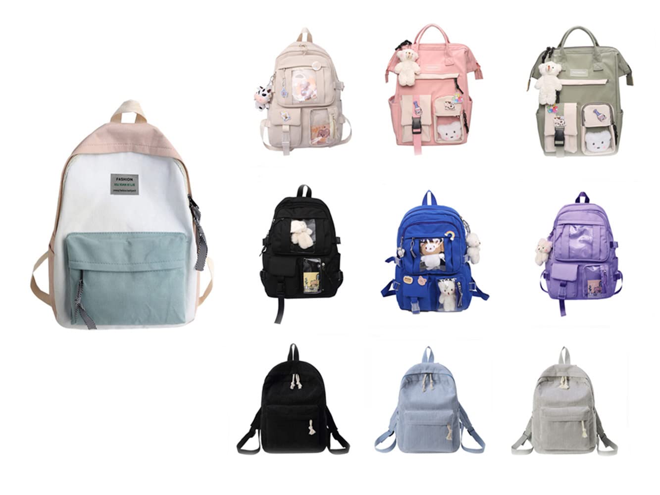 **Lightweight Teen Girls Backpack for School, Travel & Outdoor - Durable Bookbag for Students, Casual Daypack for Everyday Use**