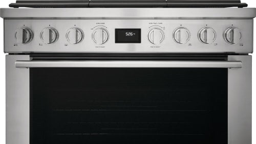 Electroux ECFD3668AS 36-Inch Stainless Steel Dual Fuel Freestanding Range - Perfect for Home Kitchens & Professional Cooking