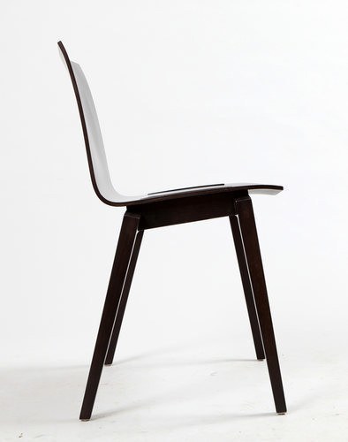 Stockholm Side Chair by Ton - Modern Wooden Dining Chair for Kitchen, Restaurant & Office - Scandinavian Design with Comfortable Seat & Sturdy Frame