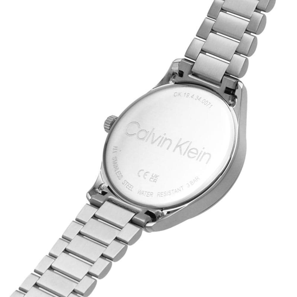 Calvin Klein 25200036 Silver Dial Stainless Steel Unisex Watch - Stylish & Durable for Everyday Wear, Office & Special Occasions
