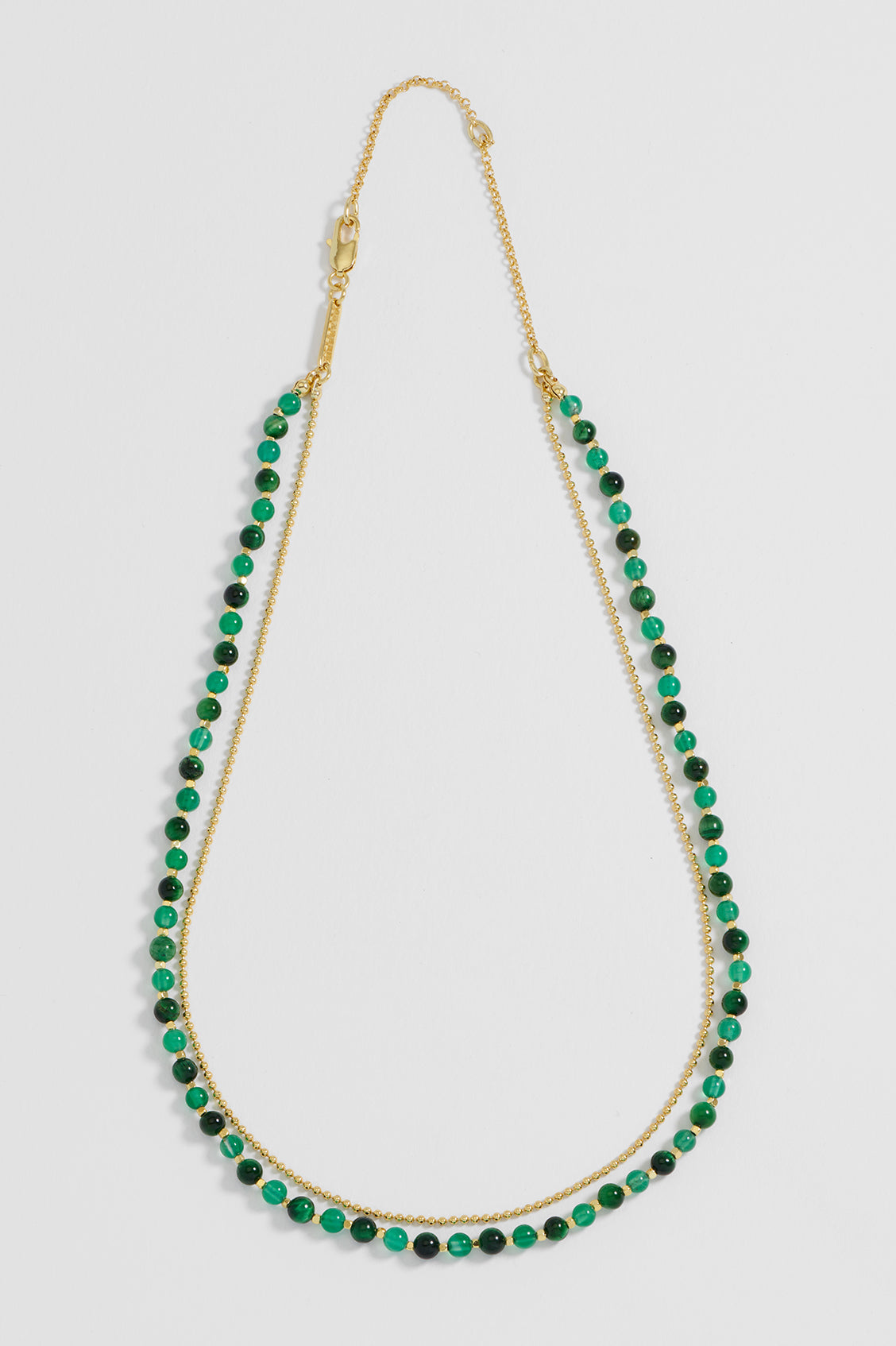 Gemstone Duo Necklace for Women - Elegant Healing Crystal Jewelry for Everyday Wear & Special Occasions