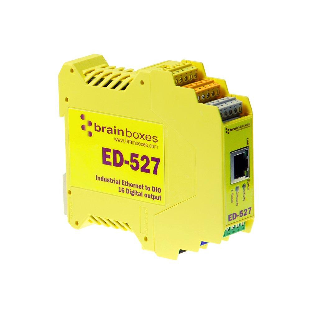 Brainboxes ED-527 Ethernet to 16 Digital Outputs Module - Industrial Automation & Control Device for PLC, SCADA & IoT Applications