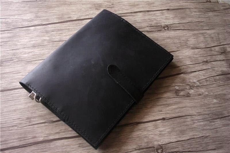 Custom Leather iPad Air Case with Apple Pencil Holder - Premium Protective Cover for Work, Travel & School