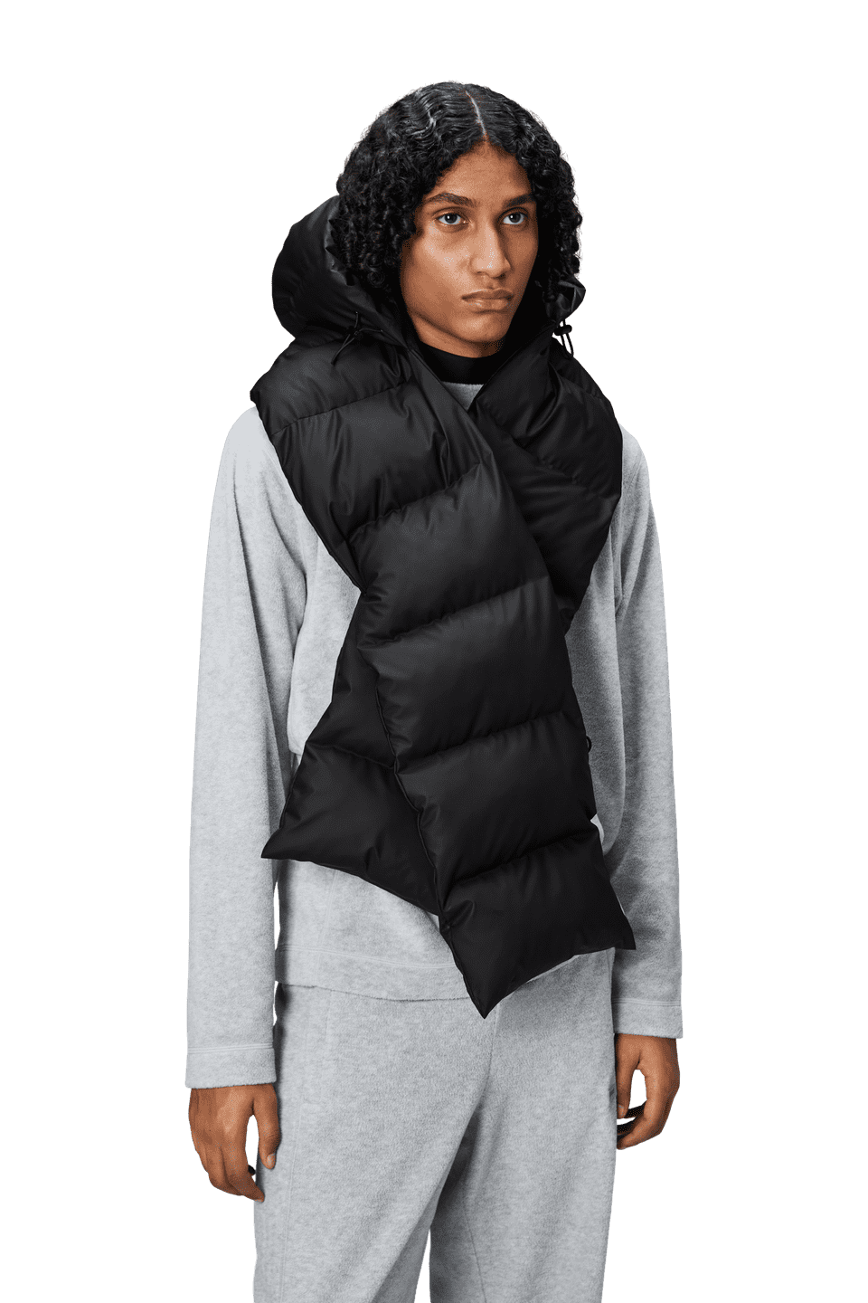 Rains Alta Vision Puffer Hood W3T3 - Waterproof Winter Jacket for Men & Women | Warm Insulated Coat for Outdoor Activities, Hiking & Snow Sports