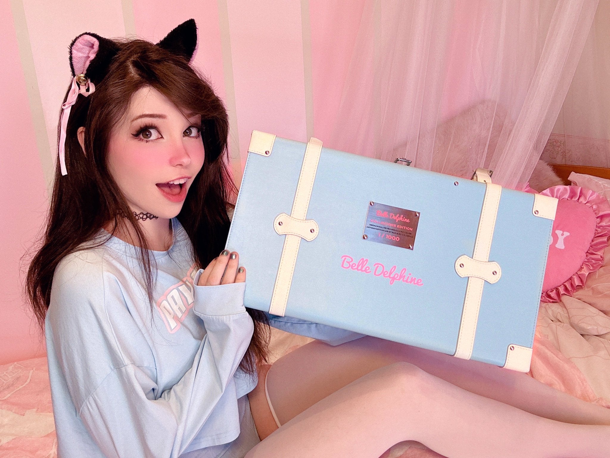 Belle Delphine X Ghost Bathwater Collector's Edition Bundle - Limited Edition Gamer & Internet Meme Merchandise - Perfect for Collectors, Cosplay, and Unique Gift Ideas