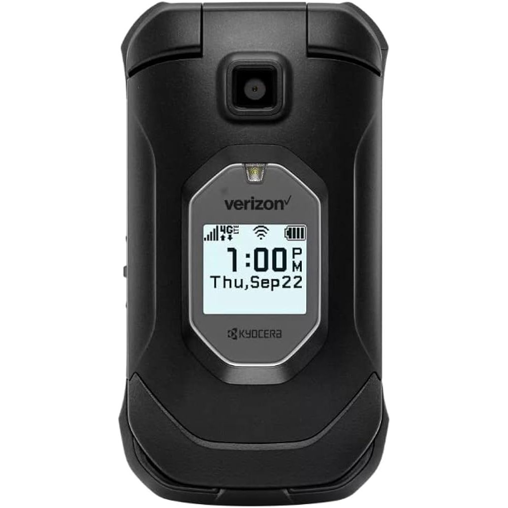 Kyocera DuraXV Extreme+ E4811 4G LTE Rugged Flip Phone - 16GB Memory, Verizon Compatible - Perfect for Construction, Outdoor & Emergency Use