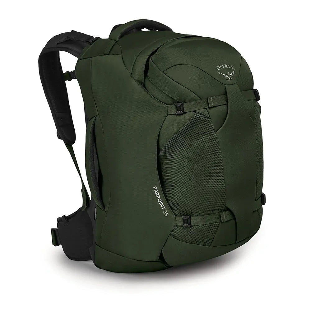 Osprey Farpoint 55 Travel Backpack for Men - Lightweight Hiking & Airplane Carry-On Backpack with Laptop Compartment | Perfect for International Travel, Camping & Outdoor Adventures