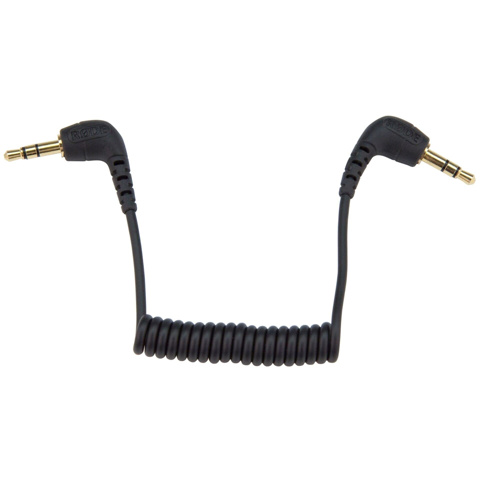 RODE SC2 3.5mm TRS Patch Cable - High-Quality Audio Cable for Microphones & Studio Equipment | Perfect for Podcasting, Recording & Live Streaming (Black)