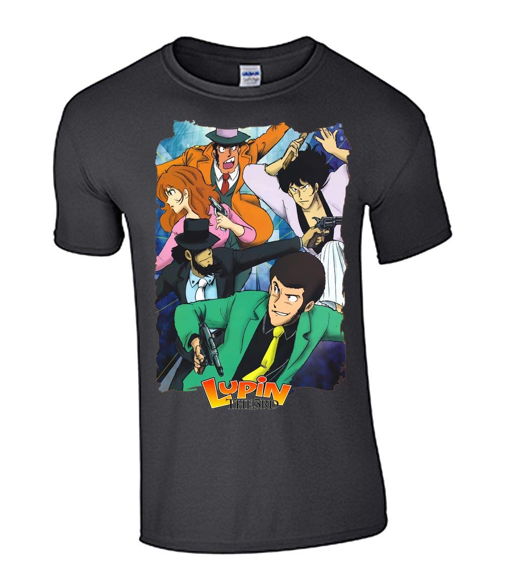 Lupin The 3rd Anime Unisex T-Shirt - Stylish Graphic Tee for Men & Women - Perfect for Cosplay, Anime Conventions & Casual Wear