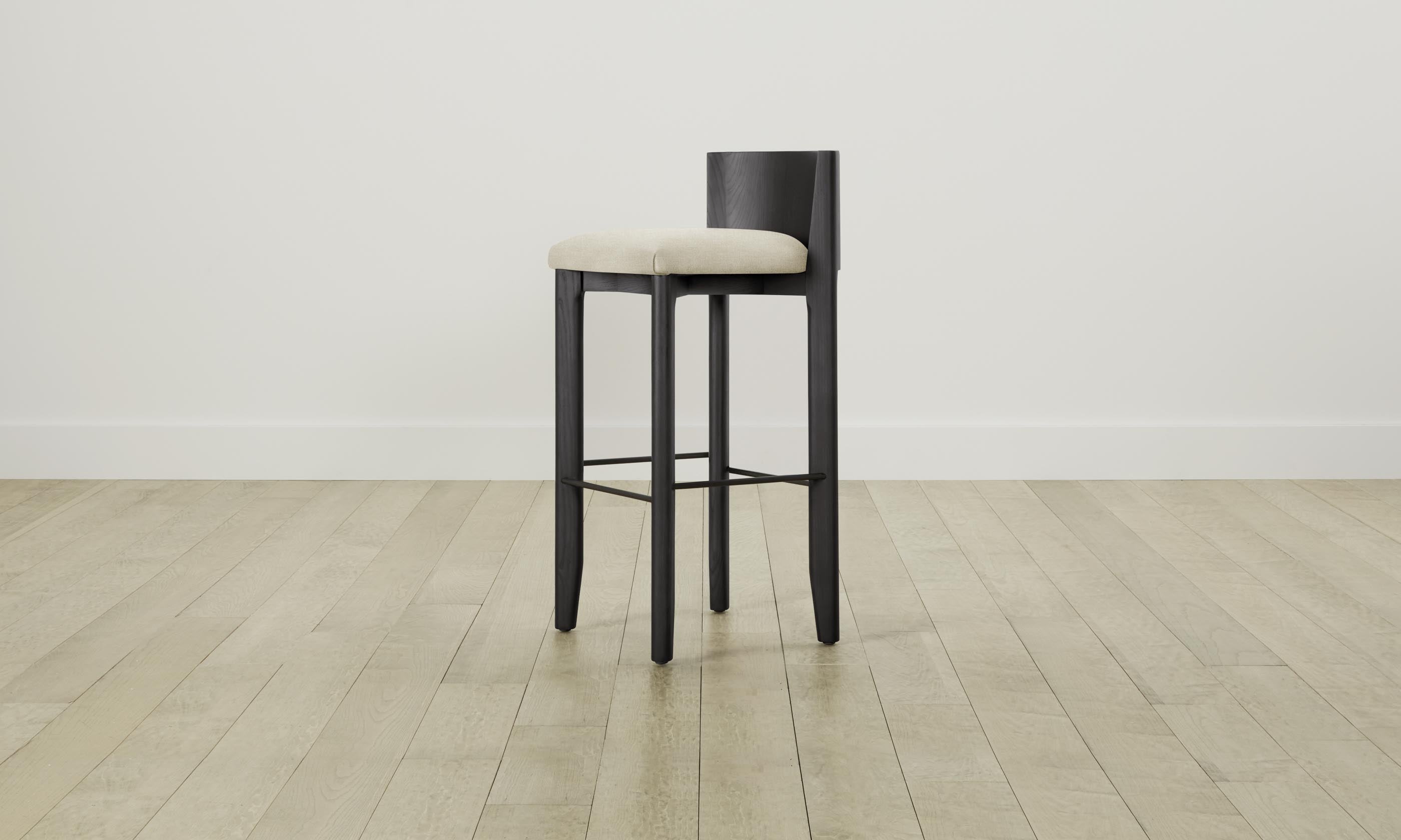 Premium Delancey Bar & Counter Stool with Performance Mélange Weave Shell - Modern Kitchen Island & Home Bar Seating for Comfortable Dining & Entertaining