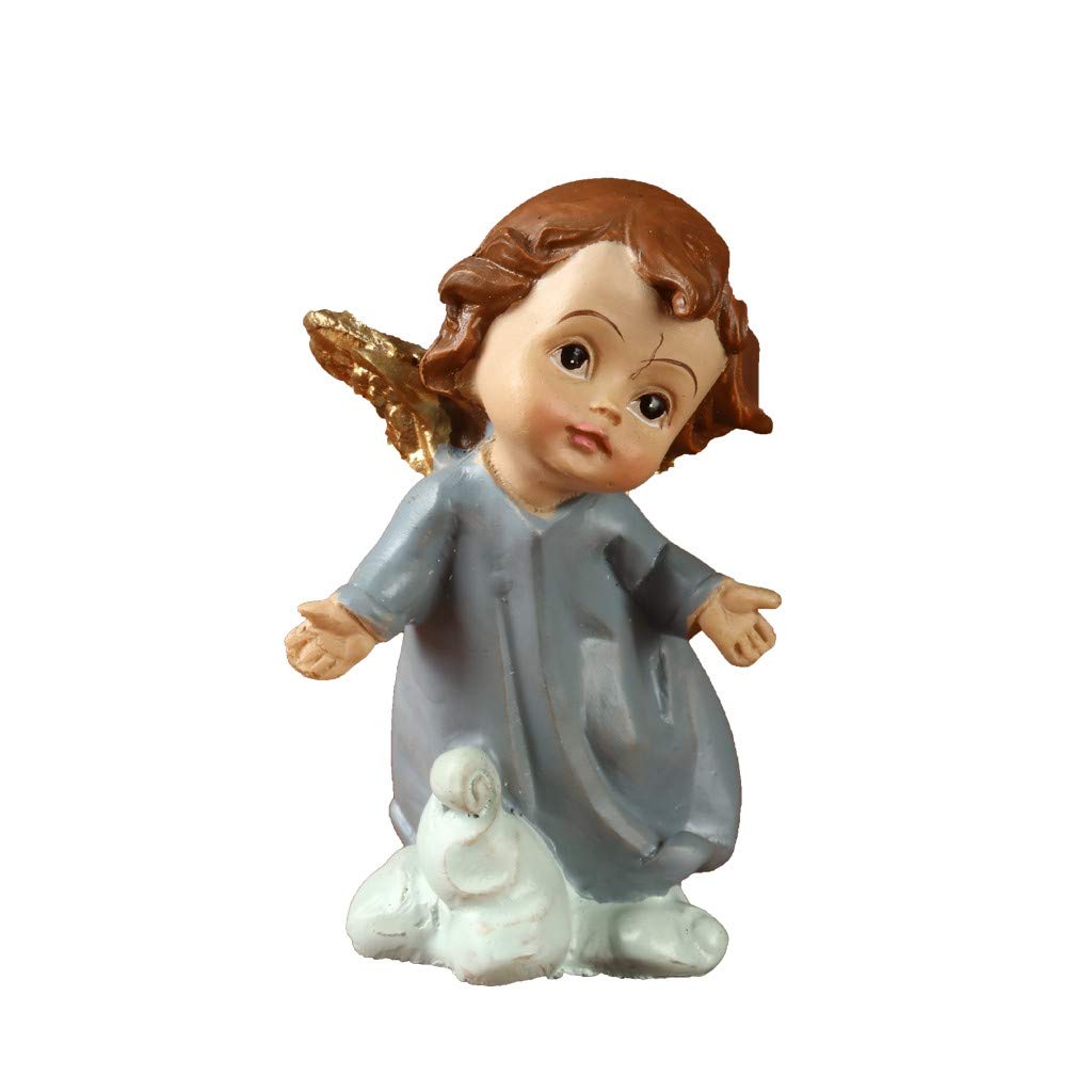 Elegant Resin Holy Family Sculpture Set - Decorative Wall Hanging Monkey Figurines for Home & Office Decor | Perfect for Christmas Nativity Displays, Shelf Decor, and Gift Giving