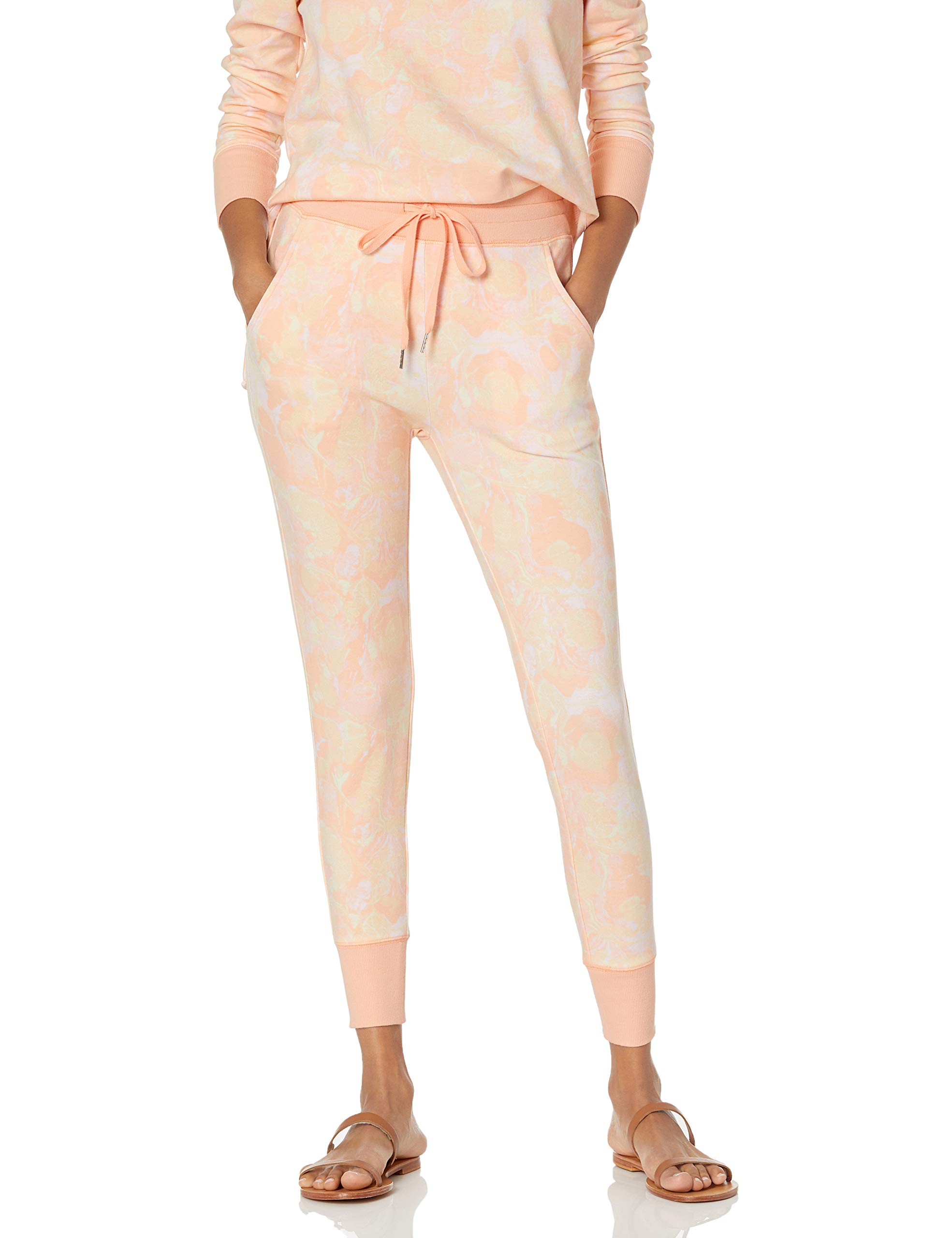 Daily Ritual Women's Terry Cotton & Modal Drawstring Jogger Pants - Soft Lounge Pants for Yoga, Running Errands & Relaxing at Home