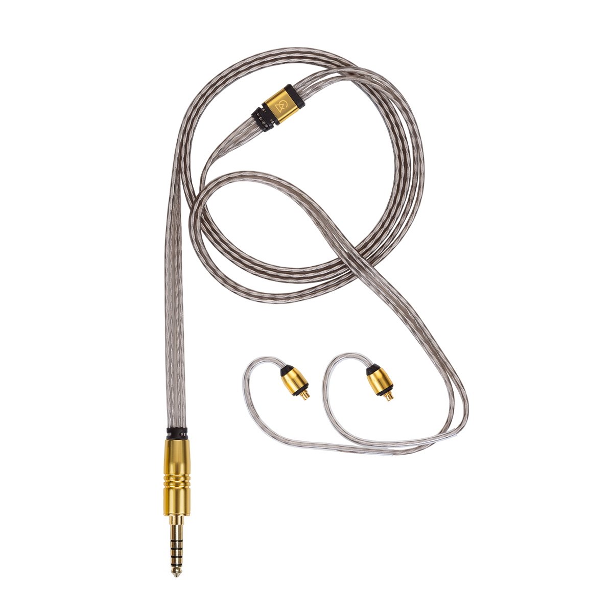 Campfire Audio Time Stream Silver In-Ear Monitor Cable - High-Quality Audio Upgrade for Musicians & Audiophiles | Perfect for Studio Recording & Live Performances