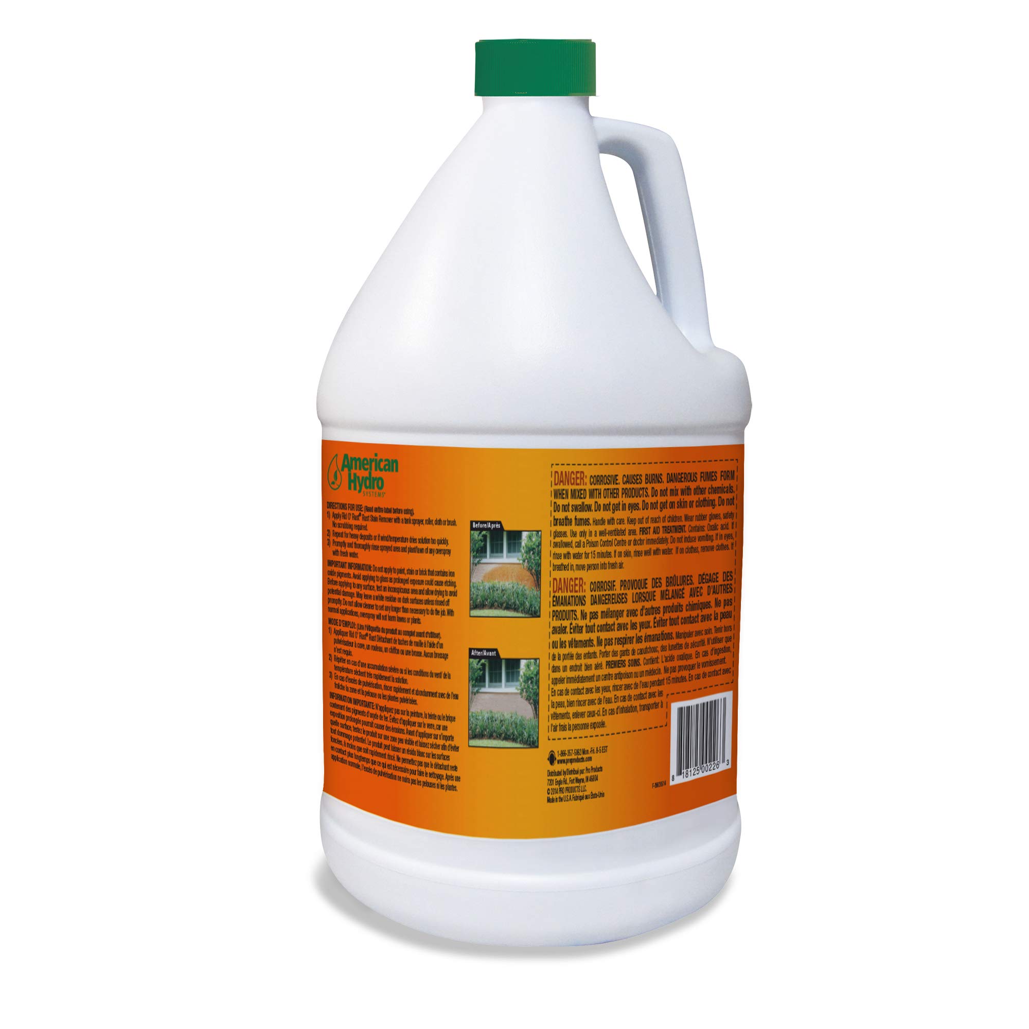 Pro Products Rid O' Rust Stain Cleaner & Prevention Pack - 8 Bottles Set | Heavy Duty Rust Remover for Metal, Tools & Outdoor Equipment | Home, Garage & Industrial Use