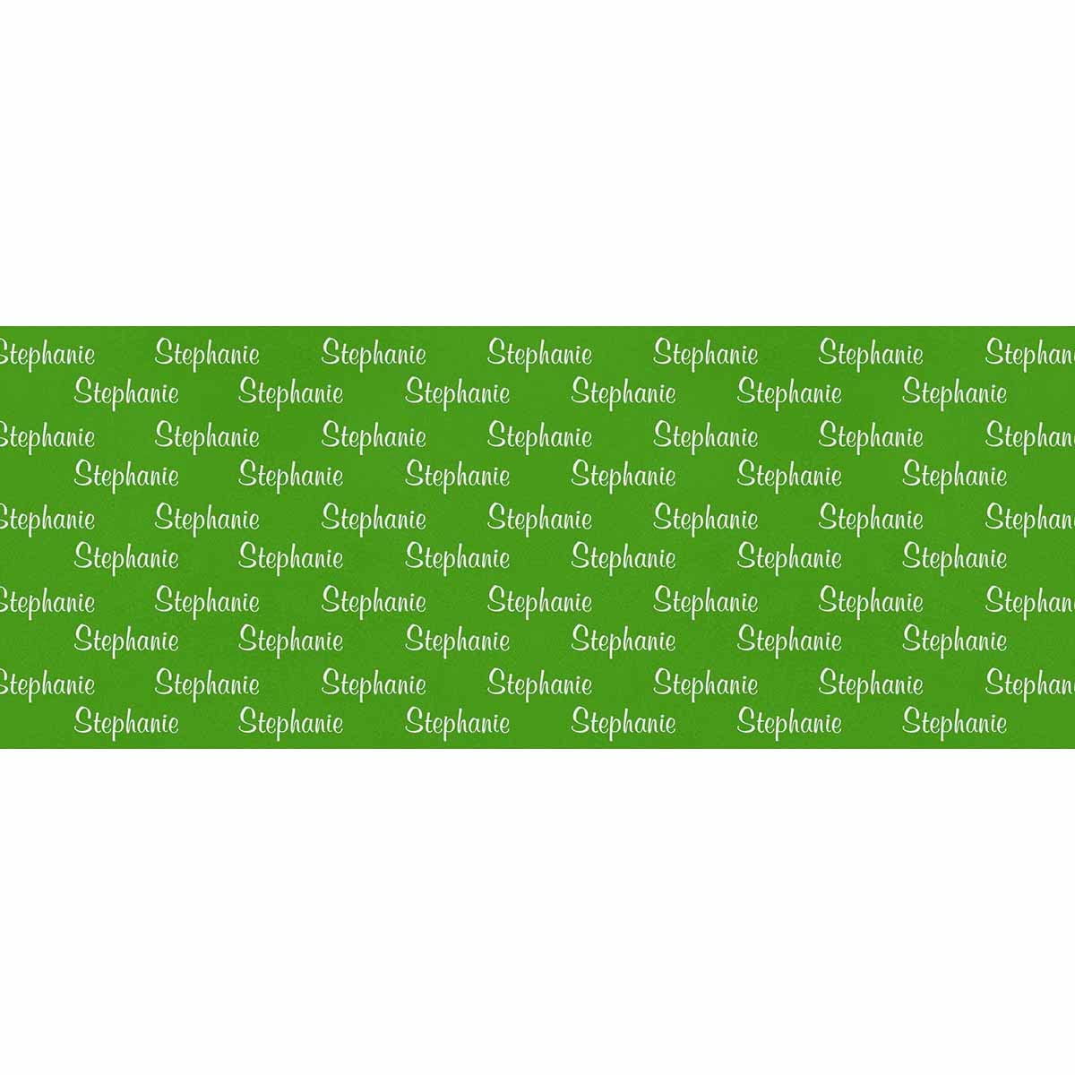 MyPupSocks Custom Name Green Reversible Wrapping Paper - 3 Rolls 58