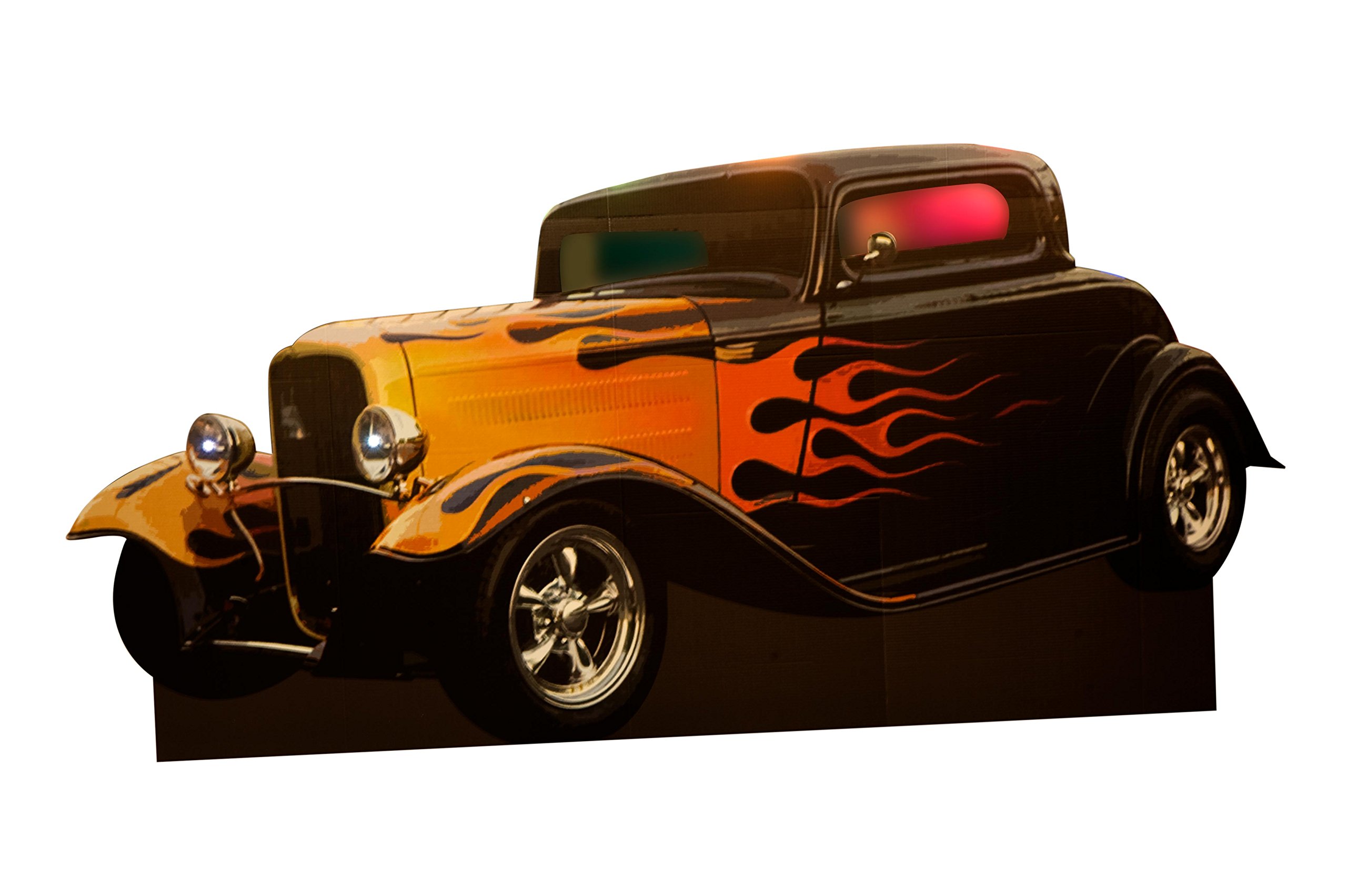 Vintage Anderson's Red Hot Hot Rod Kit Cardboard Cutout Standup - Life-Size Car Decor for Man Cave, Garage, Auto Shop & Themed Parties