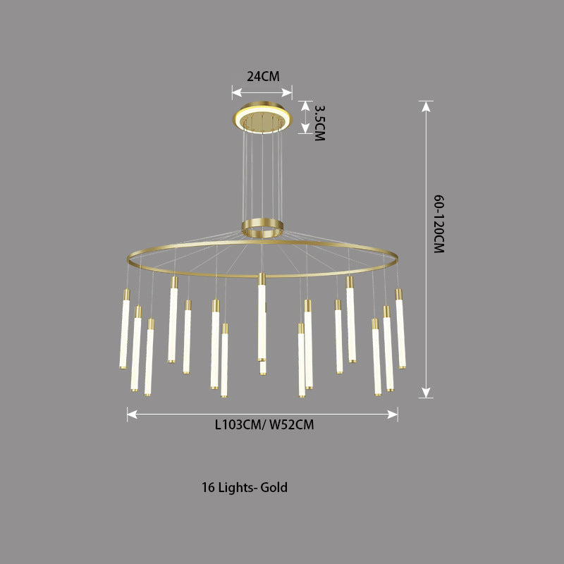Sparkling Crystal-Like Silicone Chandelier - Elegant LED Ceiling Light Fixture for Dining Room, Bedroom & Living Room Decor | Waterproof & Shatterproof Modern Lighting Solution