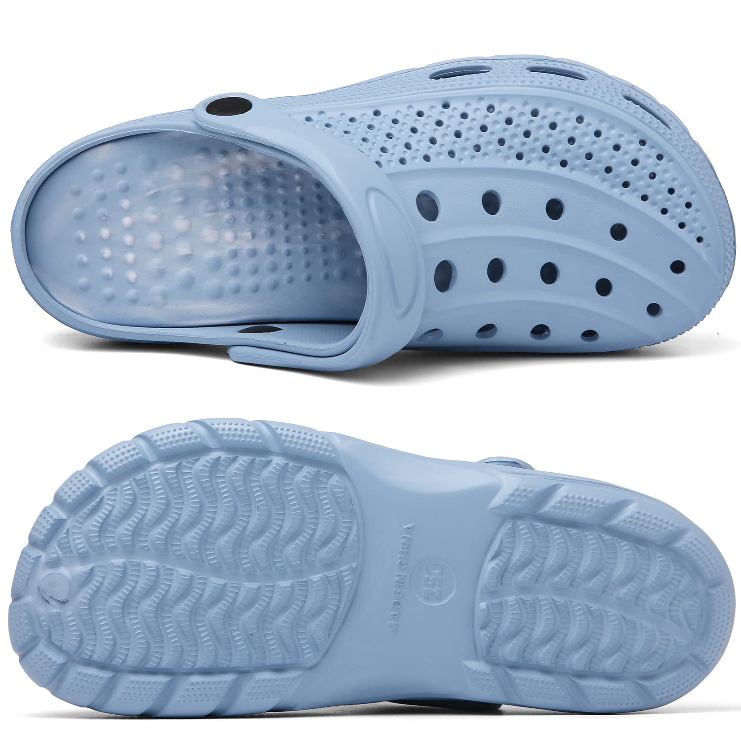 ChayChax Arch Support Clogs for Men & Women - Slip-On Garden Shoes with Removable Cushion Footbed - Comfortable Outdoor Beach Slippers for Walking, Gardening, and Relaxation
