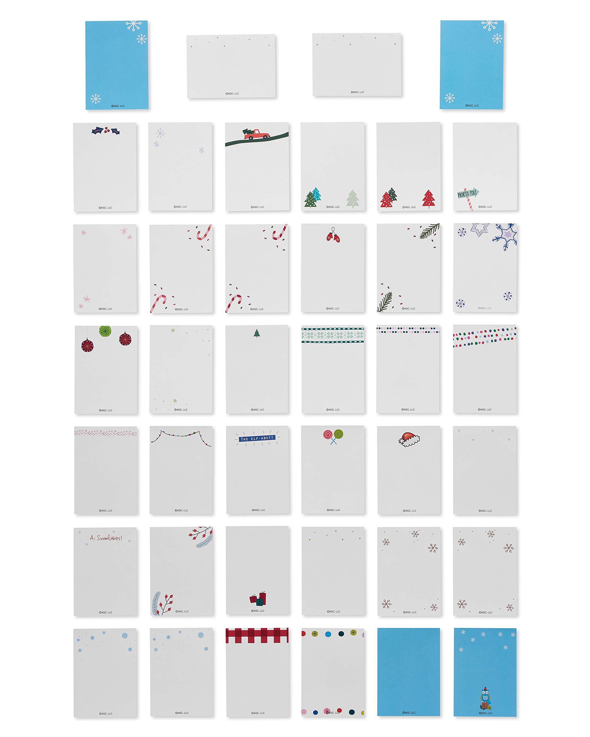 40-Count American Greetings Mini Christmas Cards for Kids - Holiday Cheer Lunchbox Notes, Classroom Gifts & Stocking Stuffers