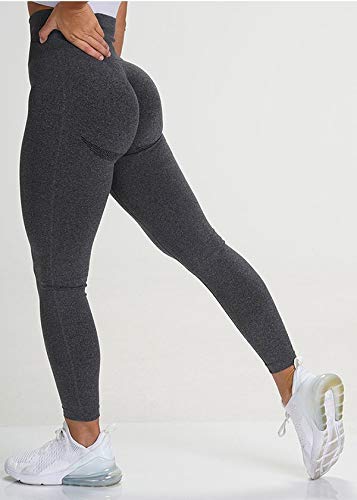 CSBYBD Women's High Waist Solid Color Leggings - Sexy Hip-Hugging Yoga Pants for Plus Size (Black, Medium) | Perfect for Workout, Yoga & Casual Wear