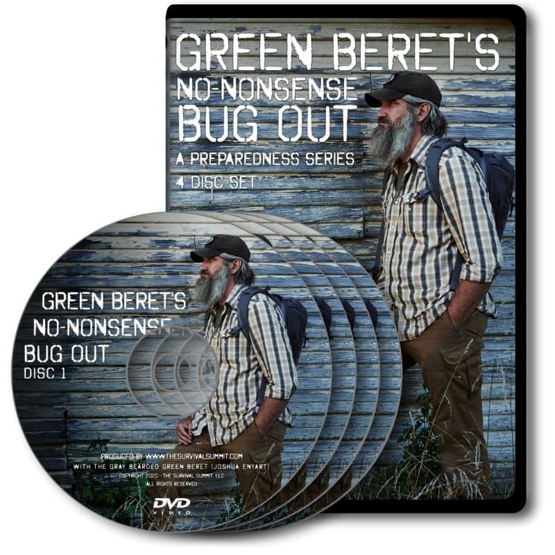 Gray Bearded Green Beret's Survival Guide - Bug Out Preparedness DVD & USB | Emergency Preparedness, Wilderness Survival Training, Disaster Readiness for Outdoor Adventures & Crisis Situations