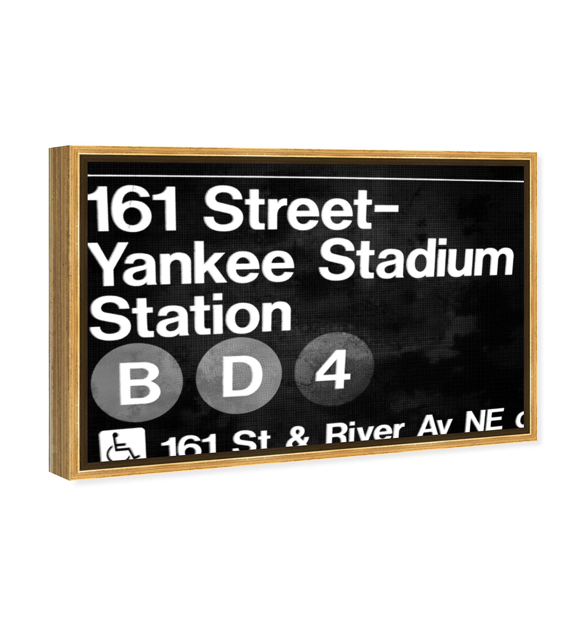 Yankee Stadium Framed Wall Art Canvas Print - New York City Skyline Decor for Home, Office & Gifts | USA Cities & Landmarks Collection