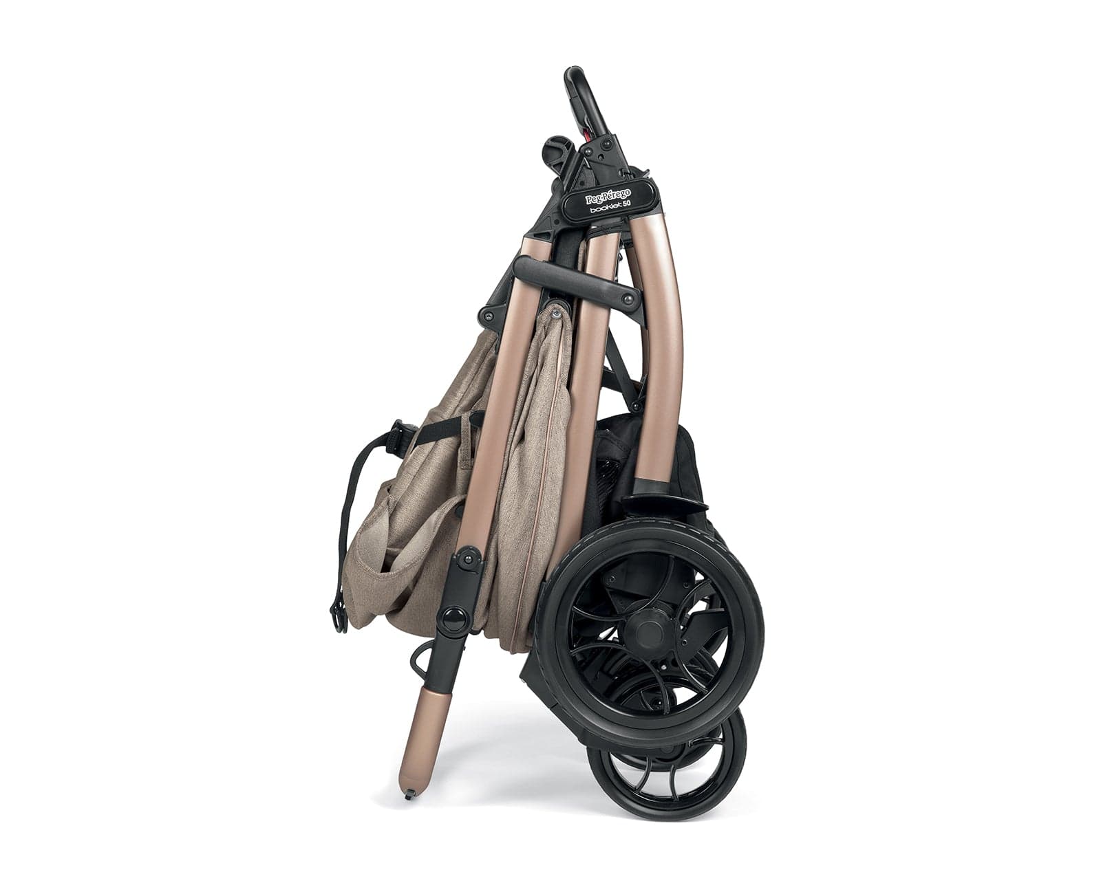 Peg Perego Booklet 50 Travel System Stroller - Lightweight Compact Baby Stroller with Car Seat | Perfect for Travel, Shopping & Daily Use