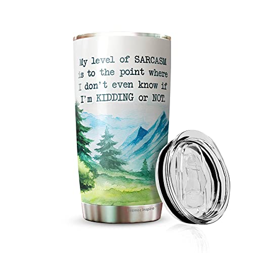 My Level of Sarcasm Tumbler