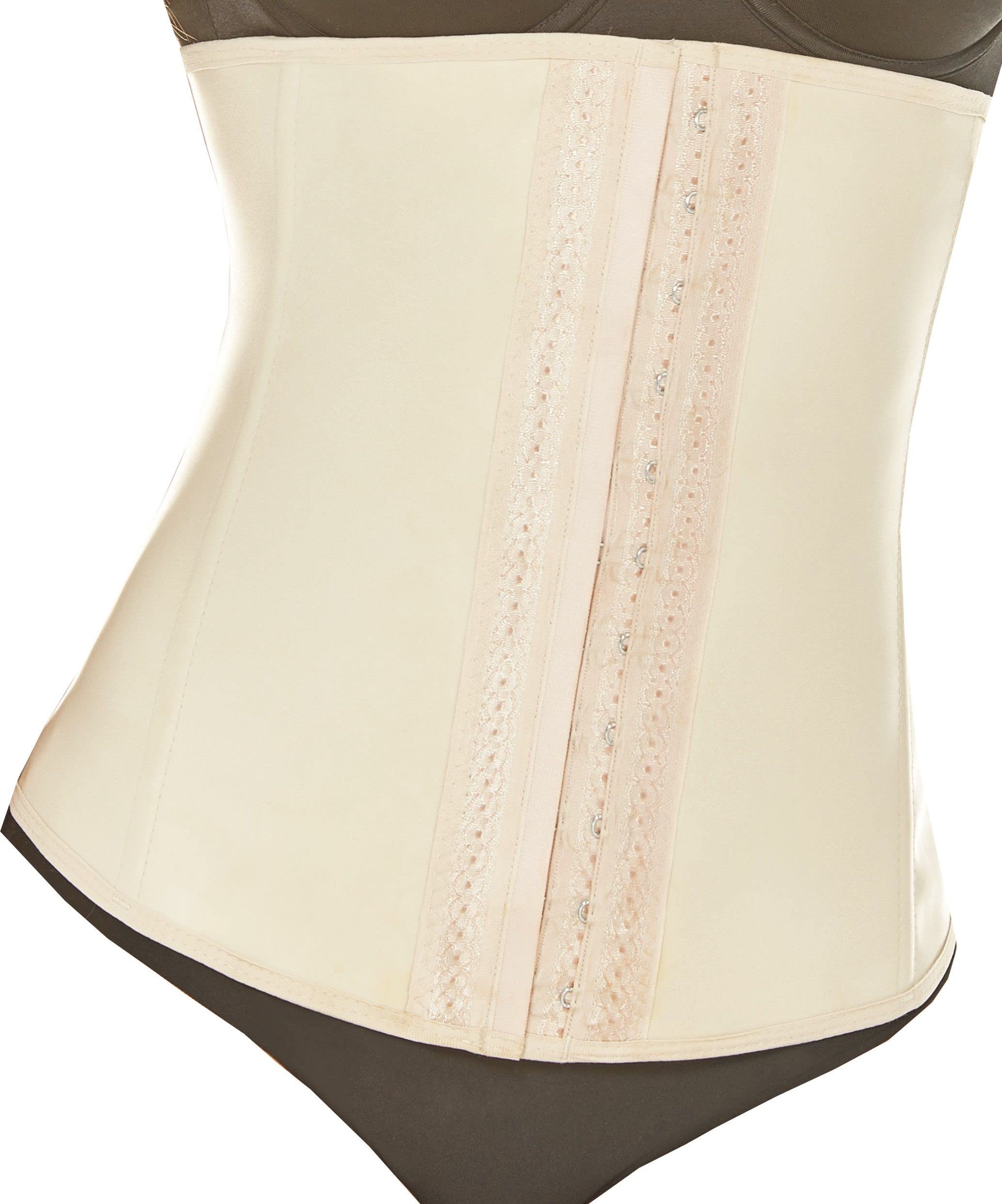 High Compression Shapewear & Fajas - 3 Hook Rows Waist Cincher for Tummy Control & Body Shaping - Postpartum Recovery & Slimming Underwear - Perfect for Daily Wear, Special Occasions & Workouts