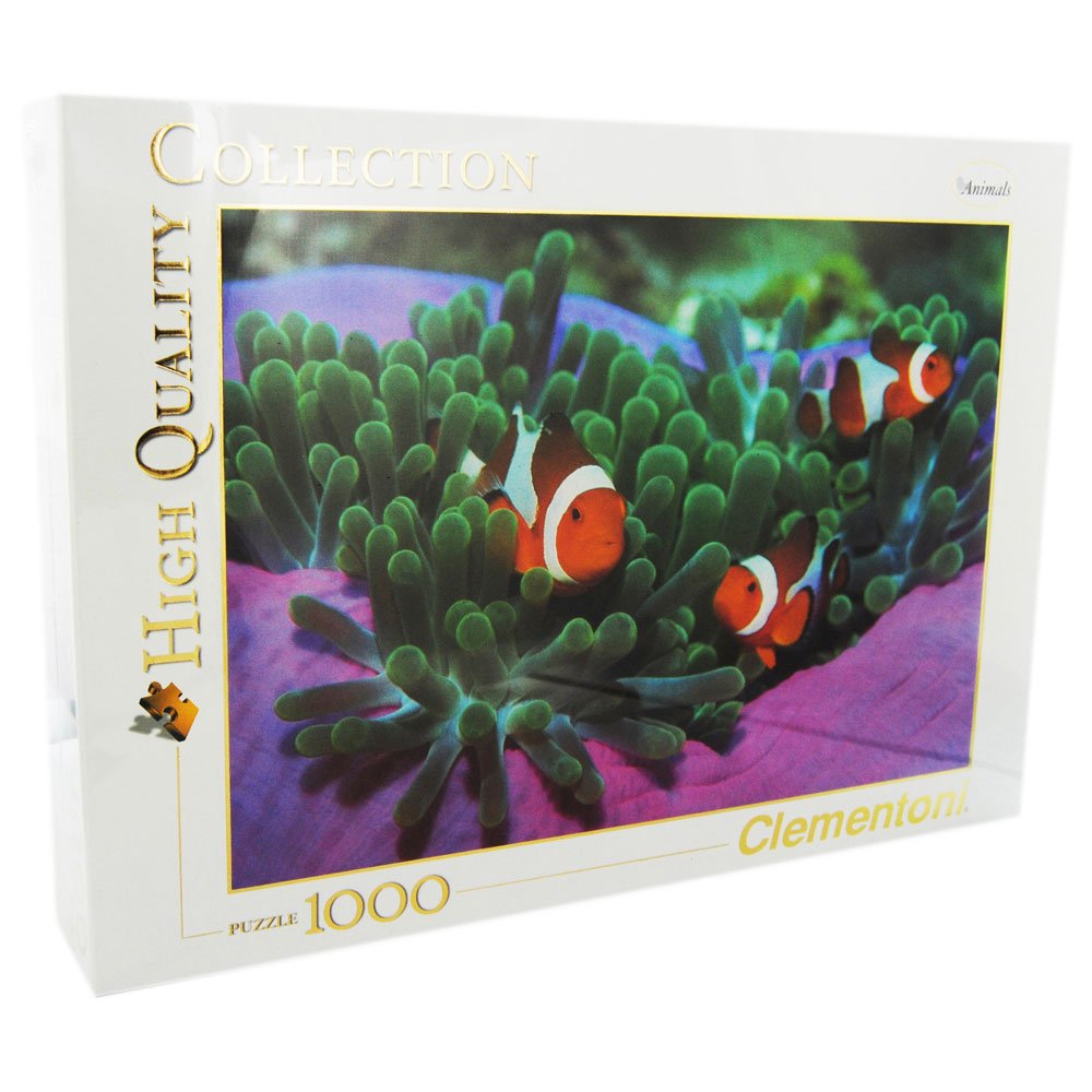 Clownfish Ocean Life Puzzle 1000 Pieces - Clementoni 39018.2 | Fun Family Activity & Home Decor for Fish Lovers
